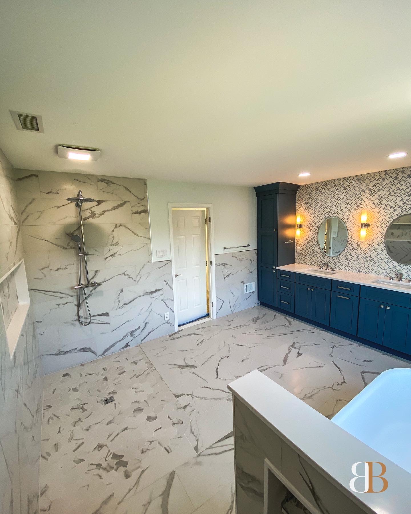 Contemporary bathroom remodel in Doylestown by B&B Associates Creations — photo 6